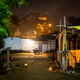 Dr Shyama Prasad Mukherjee Thermal Power Station as seen from the Patharripara neighborhood in Korba. About one in four men in the area work at the power plant.